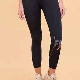 Enamor Women Printed Dry Fit High-Waisted 7-8th Length Tights-13