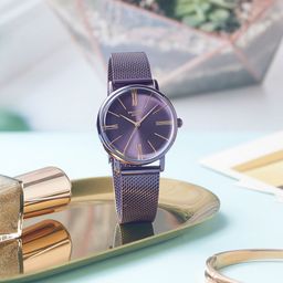 Sonata Poze Women Brass Printed Dial & Bracelet Style Straps Digital Watch SP80035QM01W-46