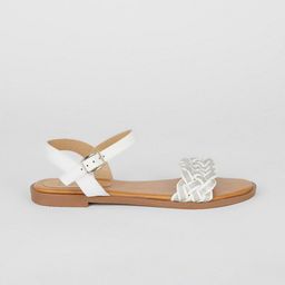 DOROTHY PERKINS Women Braided Open Toe Flats with Shimmer-18