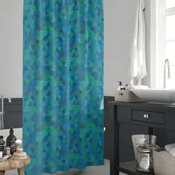 ArtzFolio Blue & Green Printed Waterproof Shower Curtains-image-97