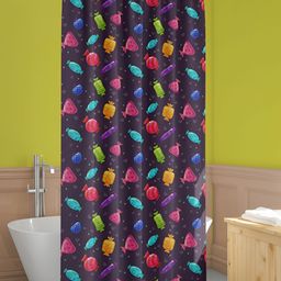ArtzFolio Purple & Pink Chocolate Printed Waterproof Shower Curtains-image-26