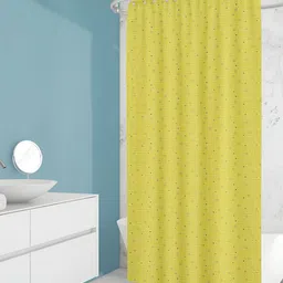 ArtzFolio Yellow & Green Printed Waterproof Shower Curtains-picture-15