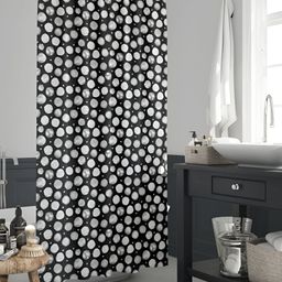 ArtzFolio Black & White Printed Waterproof Shower Curtains-image-125