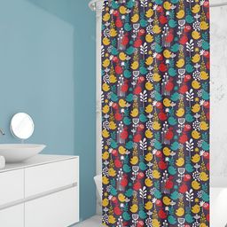 ArtzFolio Black & White Printed Waterproof Shower Curtains-image-40