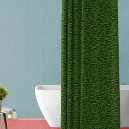 ArtzFolio Green Printed Waterproof Shower Curtains-image-60
