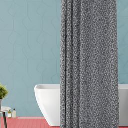 ArtzFolio Black & White Printed Waterproof Shower Curtains-image-39