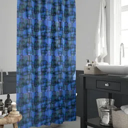 ArtzFolio Blue & Green Printed Waterproof Shower Curtains-image-70