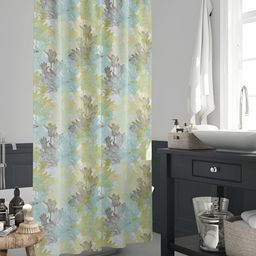 ArtzFolio Blue & Yellow Printed Waterproof Shower Curtains-image-34