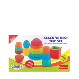 Giggles Stack 'N Nest Toy Set for Age 6 Months+-5