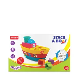 Giggles Stack A Boat for Age 1 Year+-6