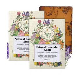VITMINVEDA Set Of 2 Natural Lavender Herbal Soap Bar - 125g Each-12