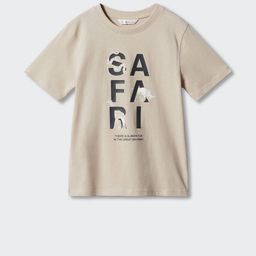 Mango Kids Boys Pure Cotton Typography Printed T-shirt-image-28