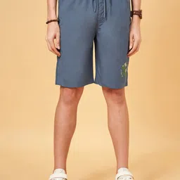 Urban Ranger by pantaloons Men Slim Fit Cotton Cargo Shorts-image-44