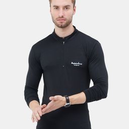 Masculino Latino Men Black Rapid Dry Training or Gym T-shirt-image-85
