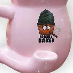 Your Local Store Pink & Red Printed Ceramic Glossy Mug 350 Ml-53