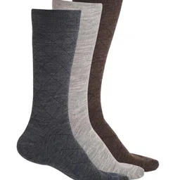 LOUIS STITCH Men Pack Of 3 Calf Length Socks-24