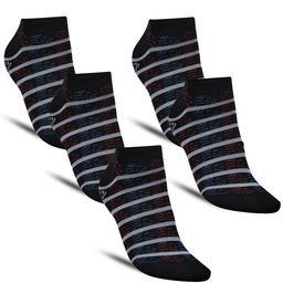 Dollar Socks Men Pack Of 5 Striped Ankle Length Socks-picture-8