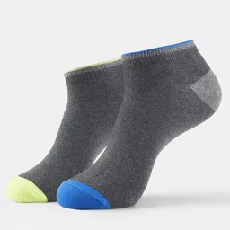 Jockey Men Grey Assorted Ankle Length Socks-31
