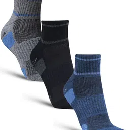 Dollar Socks Men Pack Of 3 Patterned Cotton Ankle Length Socks-21
