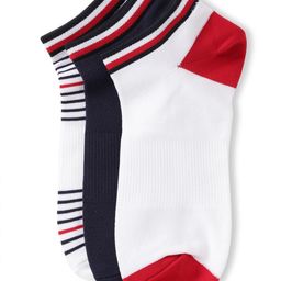 Tommy Hilfiger Men Pack Of 3 Colourblocked Ankle Length Socks-32