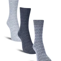 Dollar Socks Men Pack Of 3 Patterned Cotton Calf-Length Socks-picture-5
