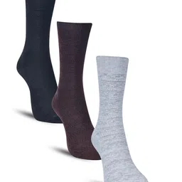 Dollar Socks Men Pack Of 3 Patterned Cotton Calf Length Socks-picture-6