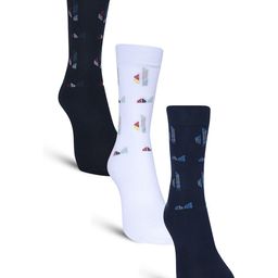 Dollar Socks Men Pack Of 3 Patterned Cotton Calf-Length Socks-image-24
