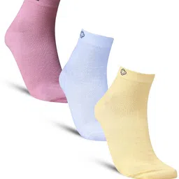Dollar Socks Women Pack Of 3 Cotton Calf-Length Socks-47
