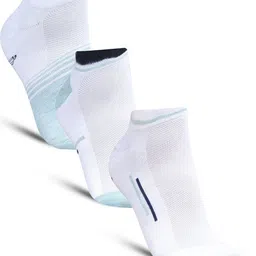 Dollar Socks Men Pack of 3 Striped Cotton Shoe Liner-Length Socks-24