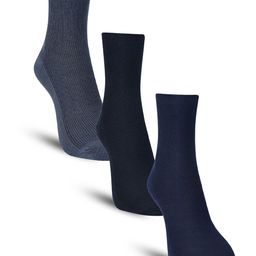 Dollar Socks Men Pack of 3 Cotton Ankle-Length Socks-image-30
