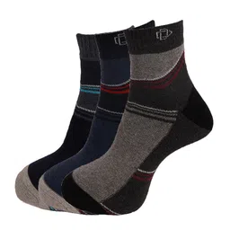 Dollar Socks Men Pack Of 3  Assorted Cotton Ankle-Length  Socks-image-84