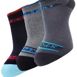 Dollar Socks Men Pack Of 3 Assorted Cotton Ankle-Length Socks-57
