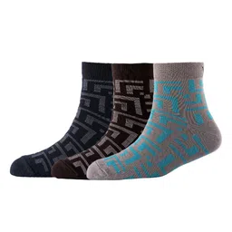 Cotstyle Men Pack Of 3 Patterned Cotton Above Ankle Length Socks-image-60