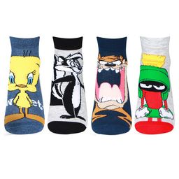 Bonjour Girls Pack Of 4 Assorted Ankle-Length Socks-56