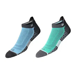 TEGO Pack Of 2 Patterned  Ankle-Length Socks-10