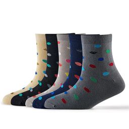 Cotstyle Men Pack Of 5 Patterned Ankle-Length Socks-8