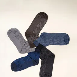 Cotstyle Men Pack Of 5 Patterned Ankle-Length Socks-51