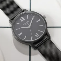 Sonata Poze Men Embellished Dial & Bracelet Style Straps Analogue Watch SP70039KM02W-24