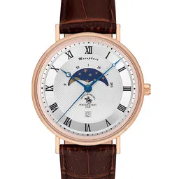 SANTA BARBARA POLO & RACQUET CLUB Men Dial & Leather Straps Analogue Watch SB.4.10014-5-37