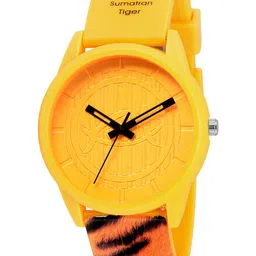 Kool Kidz Unisex Kids Yellow Textured Dial & Straps Analogue Watch-image-99