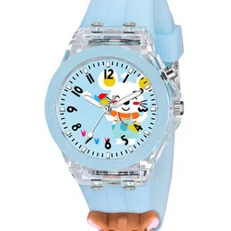 SWADESI STUFF Girls Printed Printed Dial & Blue Straps Analogue Watch MULTILIGHT MOUSE-picture-17