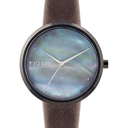 FJORD Women Brown Leather Analogue Watch FJ-6056-04-image-8