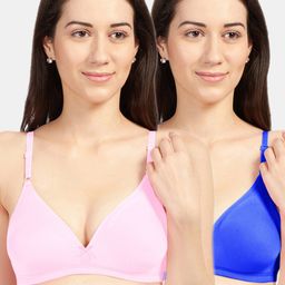 Sonari Pack of 2 Pink & Blue Bra-image-65