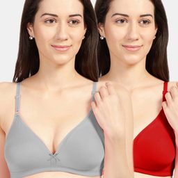 Sonari Pack of 2 Assorted Everyday Bras - Non Padded-54
