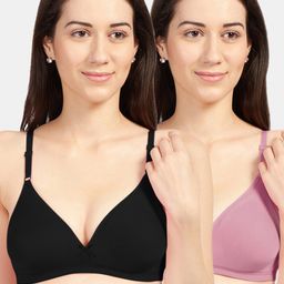 Sonari Assorted Set Of 2 Non Padded Everyday Bra-57