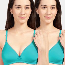 Sonari Pack of 2 Green Everyday Bra-20