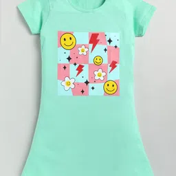 Todd N Teen Girls Graphic Printed Pure Cotton Nightdress-picture-42