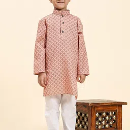 Pro-Ethic STYLE DEVELOPER Boys Checked Kurta with Pyjamas-42