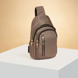 Forever Glam by Pantaloons Colourblocked Structured Hobo Bag with Bow Detail-image-87