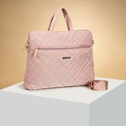 Forever Glam by Pantaloons Geometric Textured Quilted Detailed Structured Handheld Bag-image-74